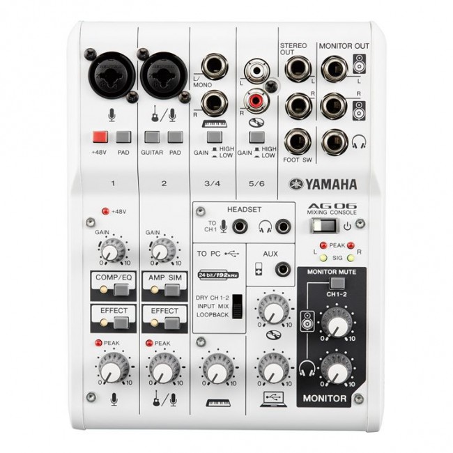 最大15%OFFクーポン Yamaha Console Mixing 6-channel AG06 DTM・DAW